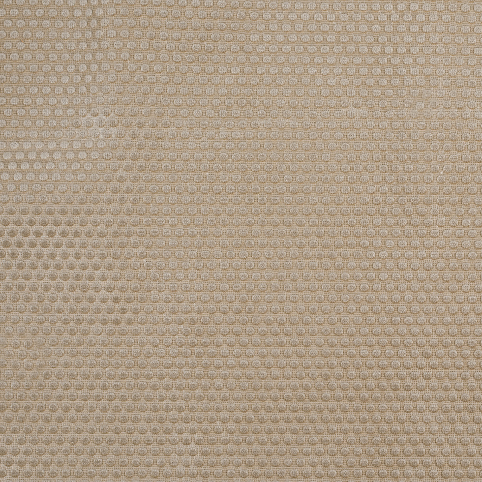 Warm Beige Dotted Cut Velvet Warm Beige Dotted Cut Velvet