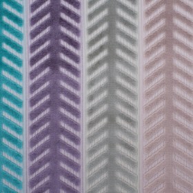 Multicolor Geometric Cut Velvet Multicolor Geometric Cut Velvet