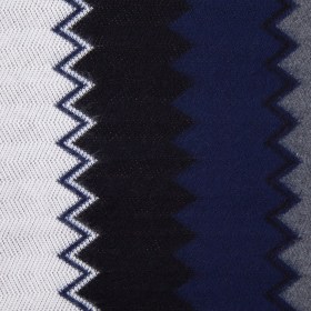 Navy, Black and Gray Big Zig Zags Soft Sweater Knit Navy, Black and Gray Big Zig Zags Soft Sweater Knit