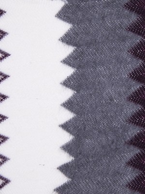 Burgundy, Black and White Big Zig Zags Soft Sweater Knit Burgundy, Black and White Big Zig Zags Soft Sweater Knit