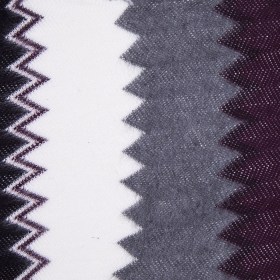 Burgundy, Black and White Big Zig Zags Soft Sweater Knit Burgundy, Black and White Big Zig Zags Soft Sweater Knit