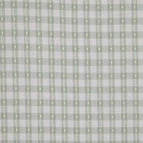 Moss Green Checked Cotton Shirting Moss Green Checked Cotton Shirting