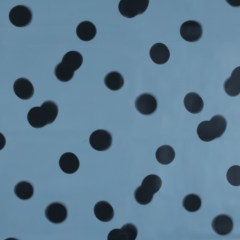 Famous NYC Designer Baby Blue Polka Dot Vinyl Famous NYC Designer Baby Blue Polka Dot Vinyl