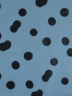 Famous NYC Designer Baby Blue Polka Dot Vinyl Famous NYC Designer Baby Blue Polka Dot Vinyl