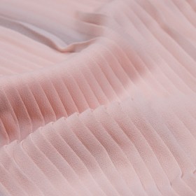 Accordion Pleated Chiffon – Rose Shadow Pink – Etereo Collection Accordion Pleated Chiffon – Rose Shadow Pink – Etereo Collection