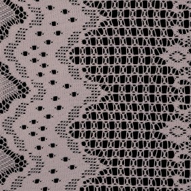 Famous NYC Designer Frappe Crochet Lace with Scallop Border Design Famous NYC Designer Frappe Crochet Lace with Scallop Border Design
