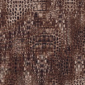 Toffee and Cornstalk Python Printed Double Faced Stretch Polyester Crepe Toffee and Cornstalk Python Printed Double Faced Stretch Polyester Crepe