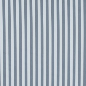 Wild Dove and White Bengal Striped Polyester Twill with Give Wild Dove and White Bengal Striped Polyester Twill with Give