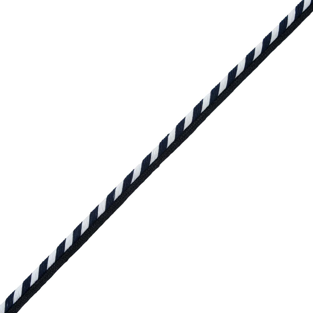 Striped Twisted Cord Trim with Lip – 0.25″ Striped Twisted Cord Trim with Lip – 0.25″