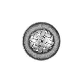 Decorative Basketweave Metal Button – 32L/20mm Decorative Basketweave Metal Button – 32L/20mm