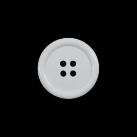 White 4-Holed Plastic Button – 32L/20mm White 4-Holed Plastic Button – 32L/20mm