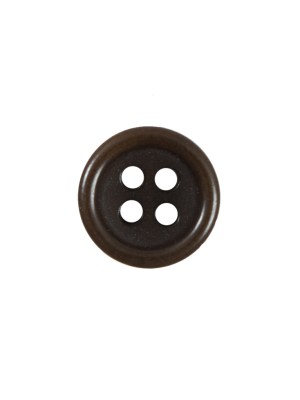 Brown Plastic 4-Hole Button – 20L/12.5mm Brown Plastic 4-Hole Button – 20L/12.5mm