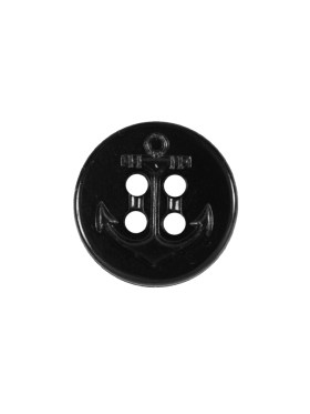 Navy Nautical Embossed Plastic Button – 24L/16mm Navy Nautical Embossed Plastic Button – 24L/16mm