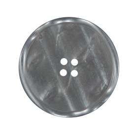 Gray Iridescent 4-Hole Narrow Rim Plastic Button – 44L/28mm Gray Iridescent 4-Hole Narrow Rim Plastic Button – 44L/28mm