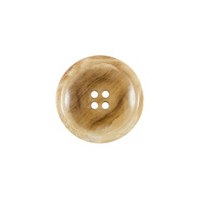 Beige 4-Hole Plastic Button – 28L/18mm Beige 4-Hole Plastic Button – 28L/18mm