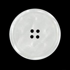 Opal Iridescent 4-Hole Narrow Rim Plastic Button – 44L/28mm Opal Iridescent 4-Hole Narrow Rim Plastic Button – 44L/28mm