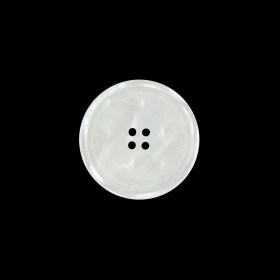 White Iridescent Plastic Button – 28L/18mm White Iridescent Plastic Button – 28L/18mm