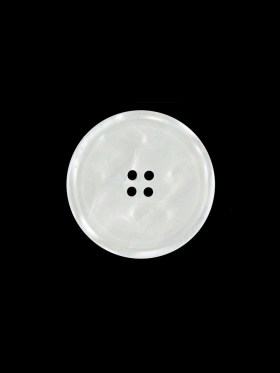 White Iridescent Plastic Button – 24L/15mm White Iridescent Plastic Button – 24L/15mm