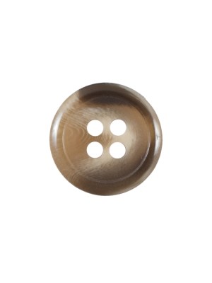 Brown 4-Hole Plastic Button – 24L/15mm Brown 4-Hole Plastic Button – 24L/15mm