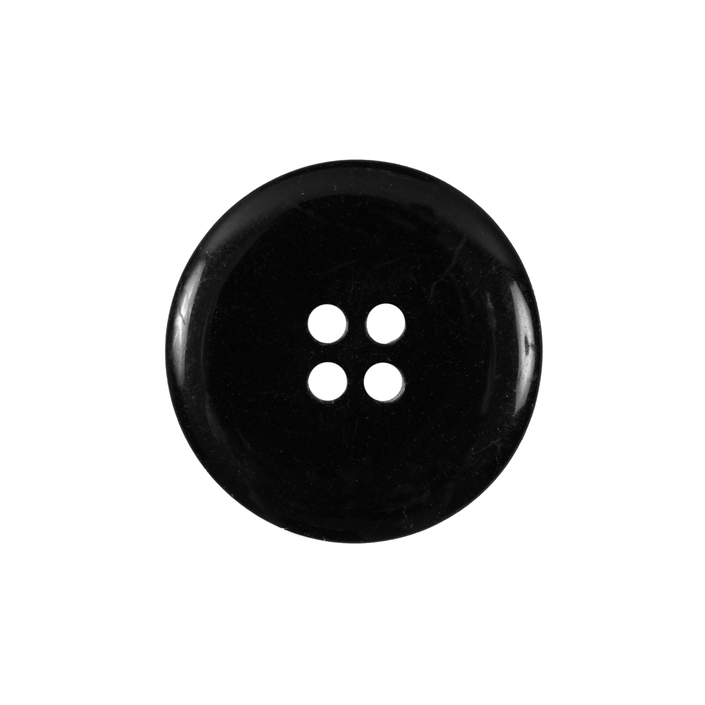 Black 4-Hole Plastic Button – 35L/22mm Black 4-Hole Plastic Button – 35L/22mm