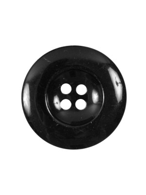Black 4-Hole Plastic Button – 35L/22mm Black 4-Hole Plastic Button – 35L/22mm
