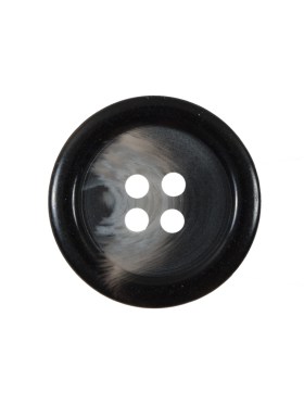 Black Rimmed Plastic Button – 36L/23mm Black Rimmed Plastic Button – 36L/23mm
