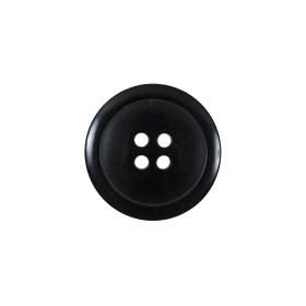 Black 4-Hole Plastic Button – 30L/19mm Black 4-Hole Plastic Button – 30L/19mm