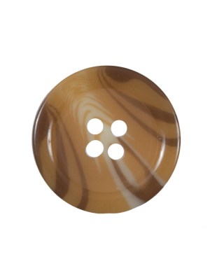 Brown and Beige Plastic Button – 36L/23mm Brown and Beige Plastic Button – 36L/23mm