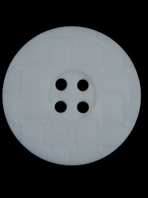 White Textured 4-Hole Button – 45L/28mm White Textured 4-Hole Button – 45L/28mm