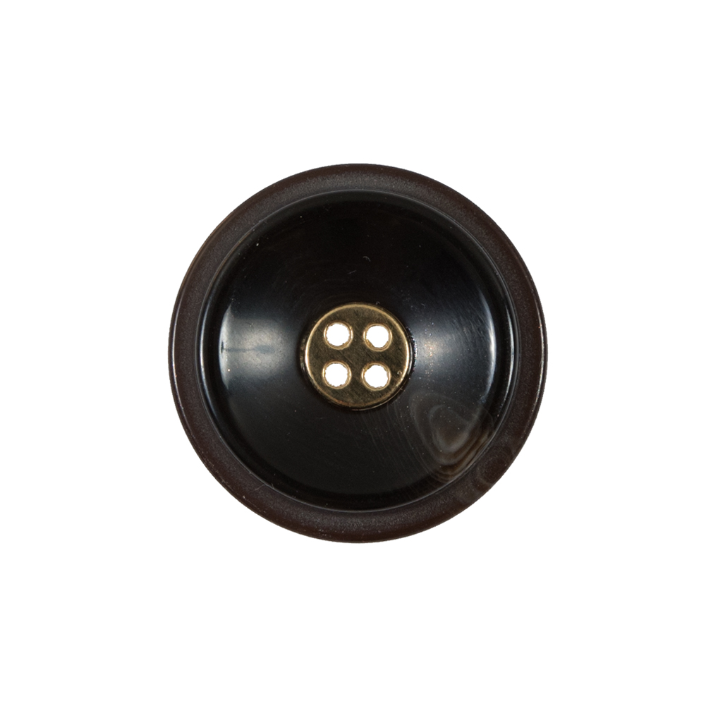 Black and Gold Concaving Plastic Button – 36L/23mm Black and Gold Concaving Plastic Button – 36L/23mm