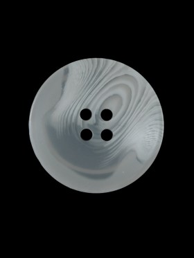 White Translucent Domed Plastic Button – 36L/23mm White Translucent Domed Plastic Button – 36L/23mm