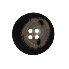 Black and Brown Plastic Button – 40L/25.5mm Black and Brown Plastic Button – 40L/25.5mm