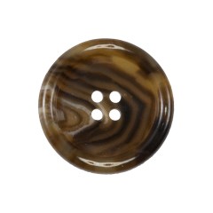 Brown 4-Hole Plastic Button – 40L/25.5 Brown 4-Hole Plastic Button – 40L/25.5