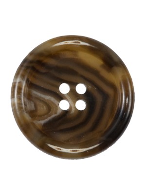 Brown 4-Hole Plastic Button – 40L/25.5 Brown 4-Hole Plastic Button – 40L/25.5