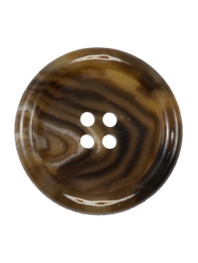 Brown 4-Hole Plastic Button – 40L/25.5 Brown 4-Hole Plastic Button – 40L/25.5