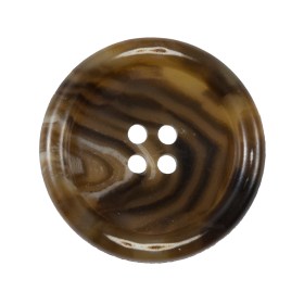 Brown 4-Hole Plastic Button – 45L/28mm Brown 4-Hole Plastic Button – 45L/28mm