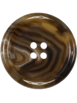 Brown 4-Hole Plastic Button – 45L/28mm Brown 4-Hole Plastic Button – 45L/28mm