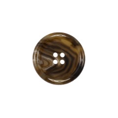 Brown 4-Hole Plastic Button – 30L/19mm Brown 4-Hole Plastic Button – 30L/19mm