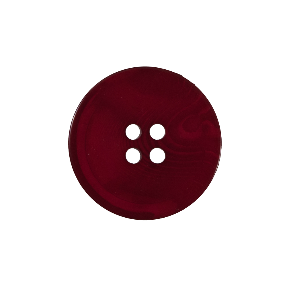 Red Translucent Four-Hole Button – 36L/23mm Red Translucent Four-Hole Button – 36L/23mm