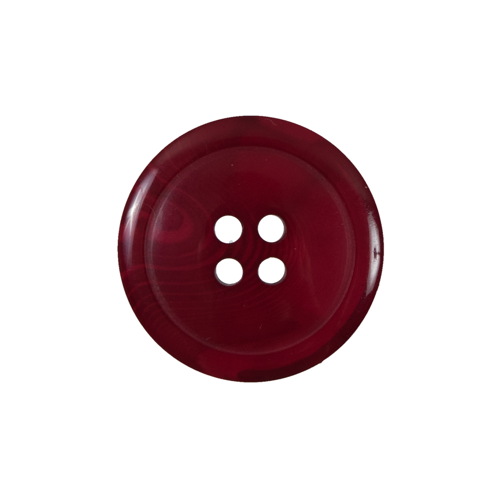 Red Translucent Four-Hole Button – 36L/23mm Red Translucent Four-Hole Button – 36L/23mm