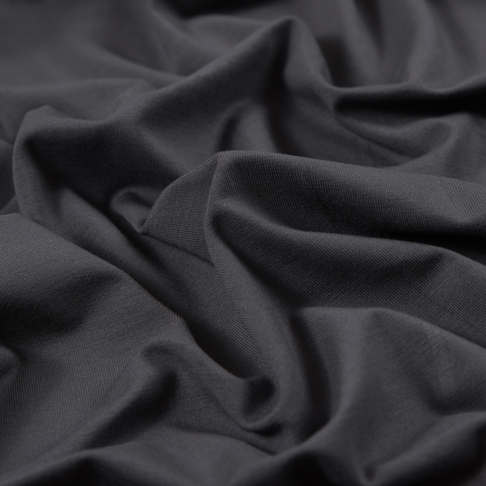 Stretch Bamboo Jersey – Gray – Willow Collection Stretch Bamboo Jersey – Gray – Willow Collection