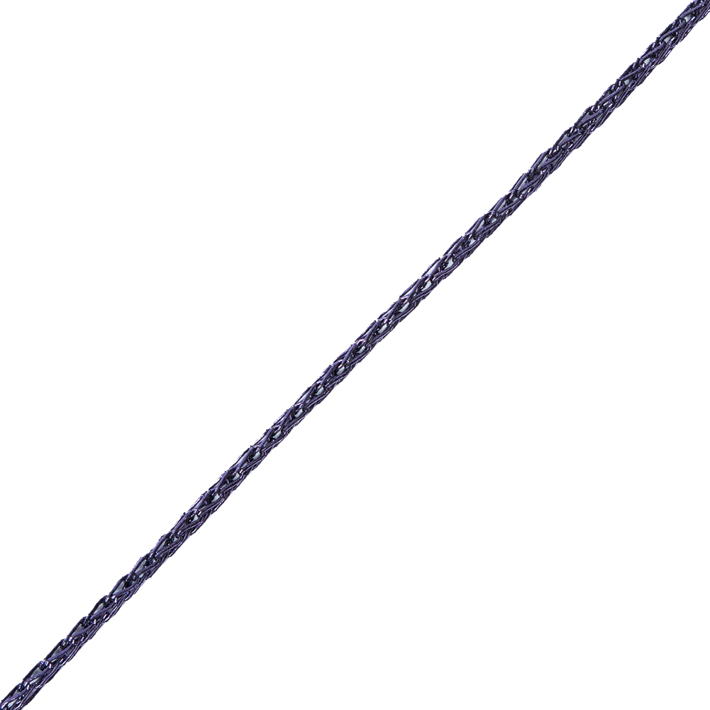 Italian Metallic Indigo Crochet Chain – 0.125″ Italian Metallic Indigo Crochet Chain – 0.125″