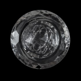 Clear Faceted Plastic Shank Back Button – 45L/29mm Clear Faceted Plastic Shank Back Button – 45L/29mm