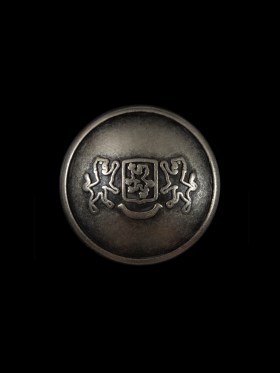 Silver Double Lion Crest Metal Button – 28L/18mm Silver Double Lion Crest Metal Button – 28L/18mm
