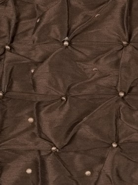 Desert Palm and Gold Pintucked Polyester Shantung Desert Palm and Gold Pintucked Polyester Shantung