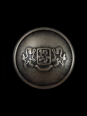 Silver Double Lion Crest Metal Button – 36L/23mm Silver Double Lion Crest Metal Button – 36L/23mm