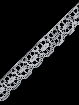 White Lace Crochet Trim – 1.25″ White Lace Crochet Trim – 1.25″