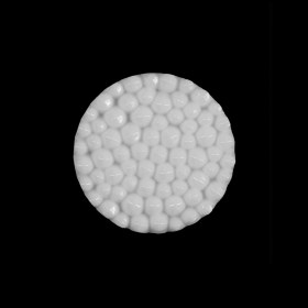 White Beveled 3-Dimensional Dotted Shank-Back Button – 36L/23mm White Beveled 3-Dimensional Dotted Shank-Back Button – 36L/23mm