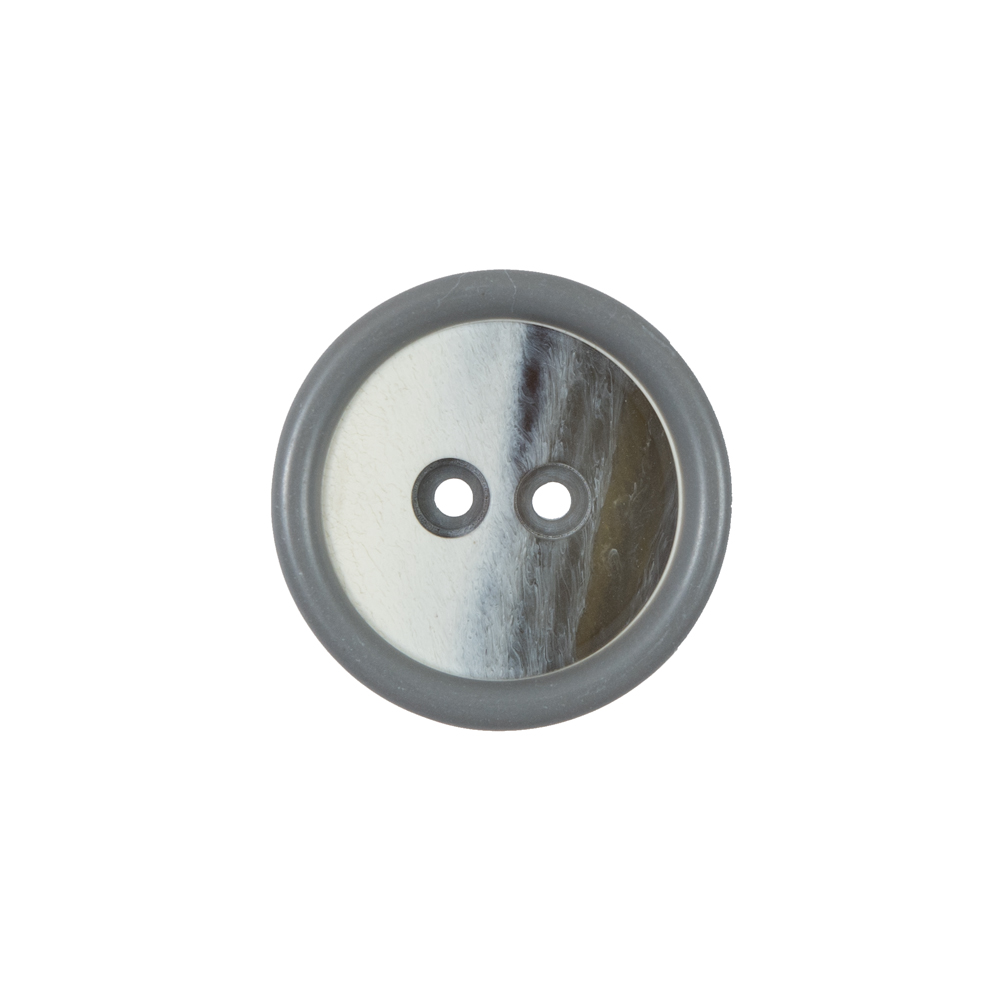 Gray, Beige and White 2-Hole Plastic Button – 33L/21mm Gray, Beige and White 2-Hole Plastic Button – 33L/21mm