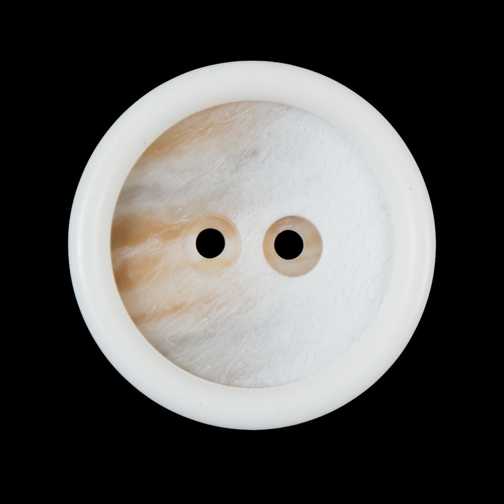 Ivory 2-Hole Plastic Button – 44L/28mm Ivory 2-Hole Plastic Button – 44L/28mm